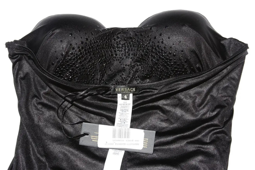 VERSACE BLACK ONE-PIECE SWIMSUIT
