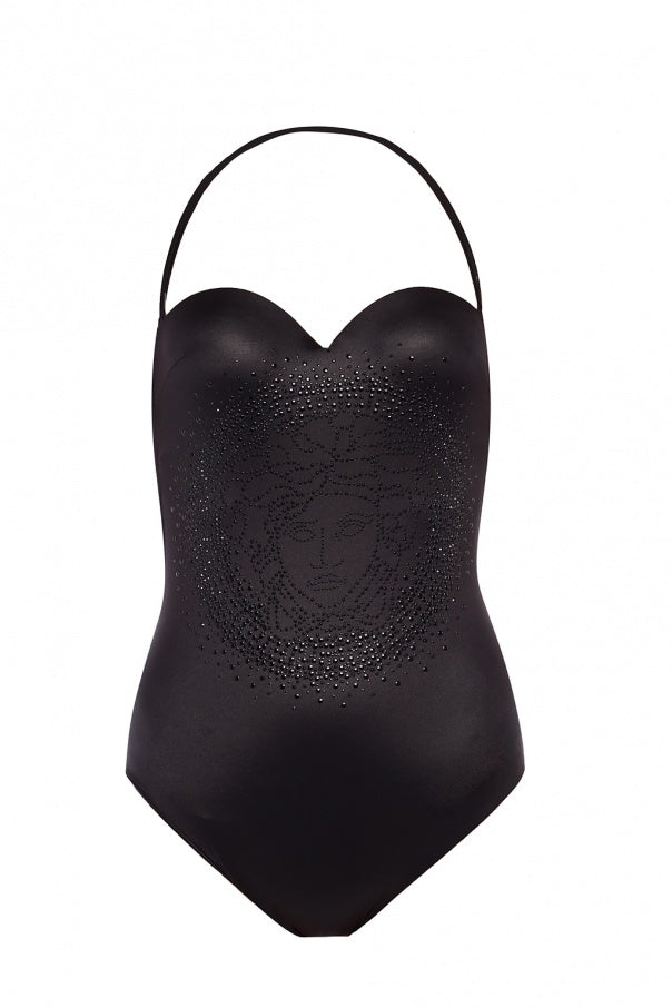 VERSACE BLACK ONE-PIECE SWIMSUIT