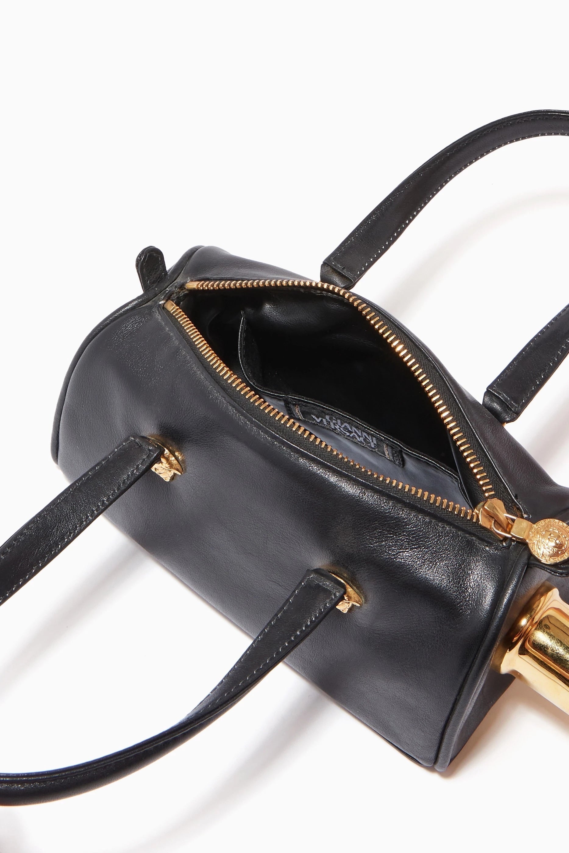 VERSACE X ABSOLUT VODKA 1997 CALFSKIN LEATHER MINI BAG