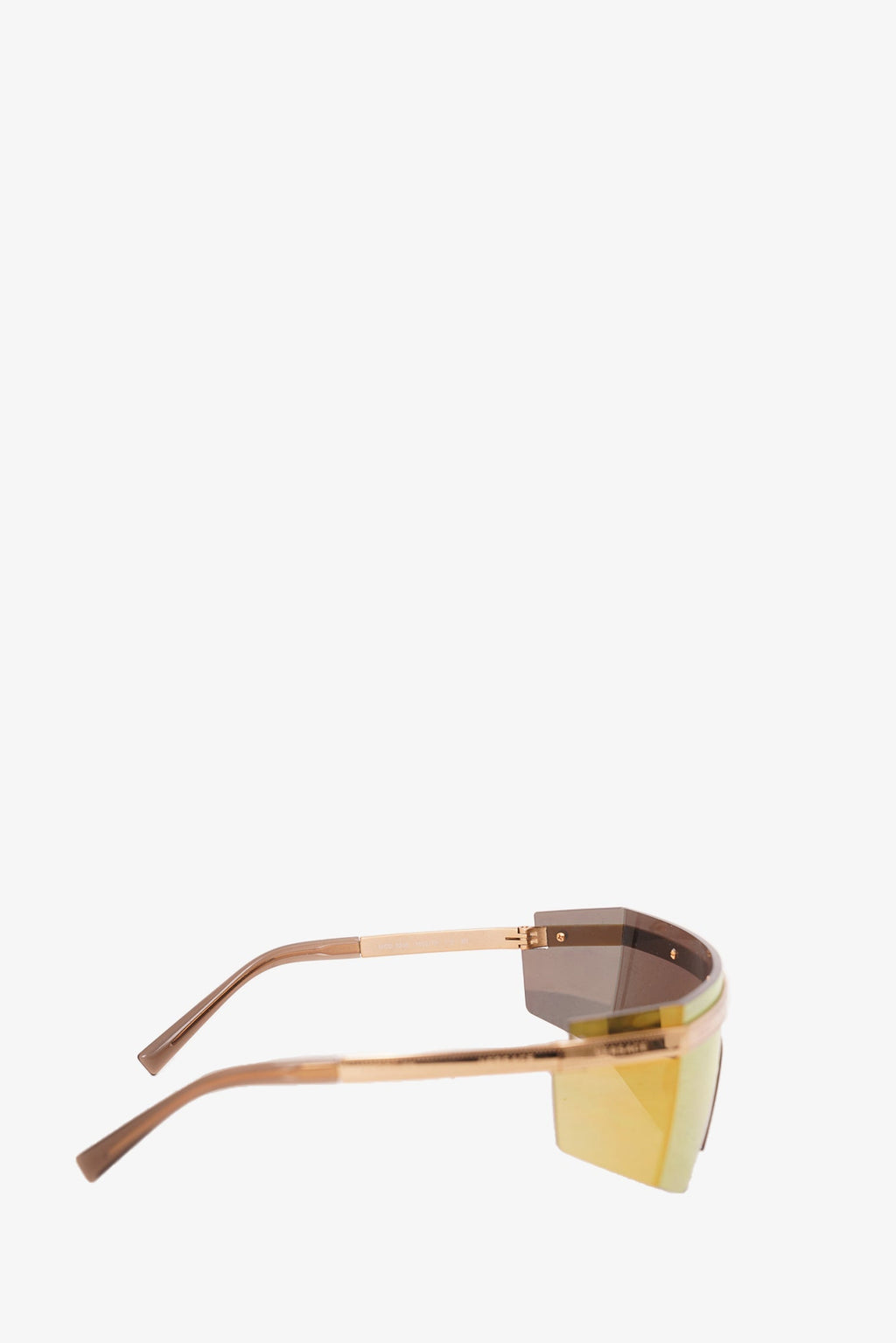 Versace Shield Mirrored Sunglasses
