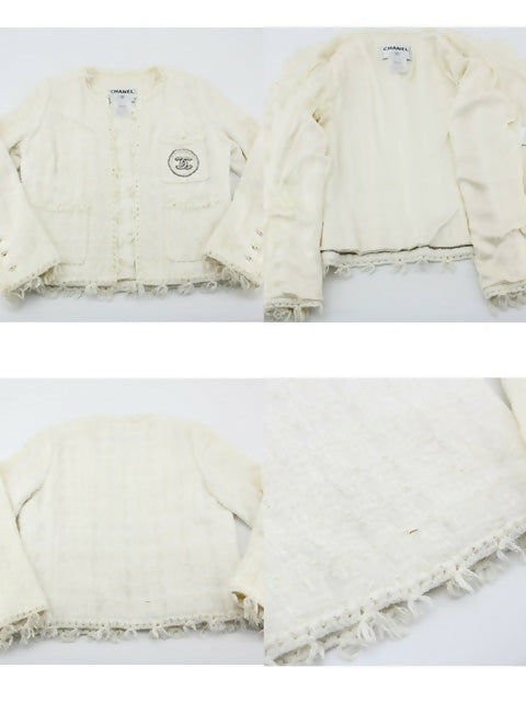 Chanel Vintage 2004 Cruise Ensemble Collarless Jacket