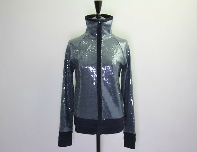 Chanel Vintage 2008 Sequin and Terry Midnight Cloth Jacket