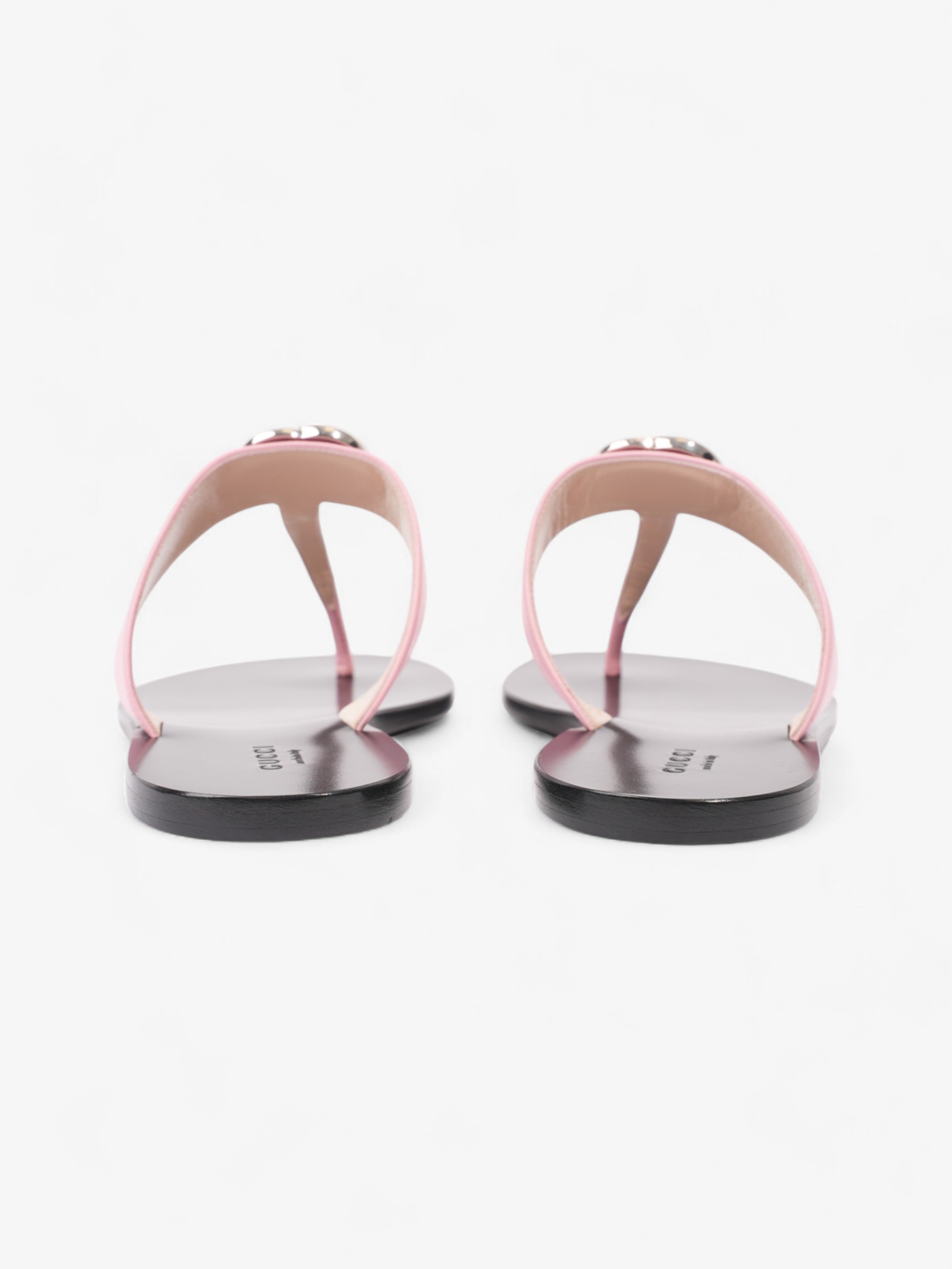 Gucci GG Marmont Sandals Pink Leather EU 38.5 UK 5.5