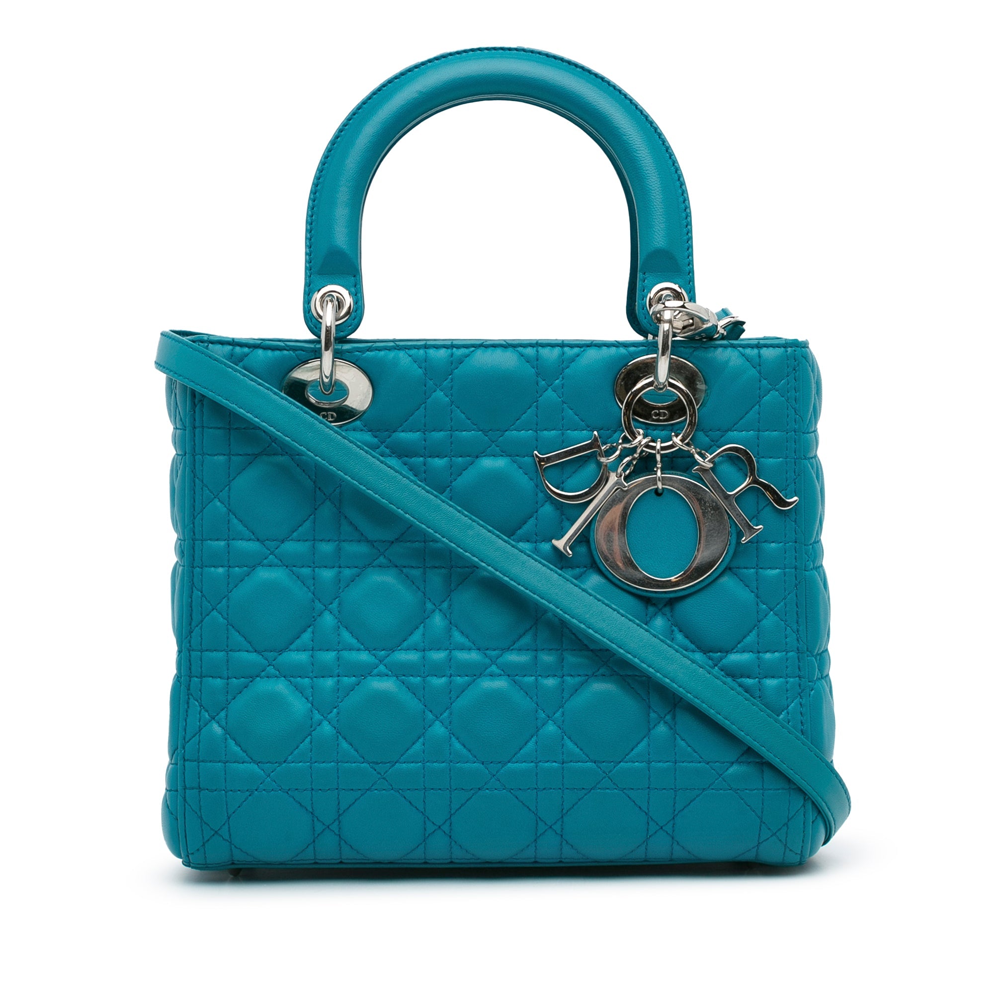 Lady Dior Bag Cannage Quilt Lambskin Medium