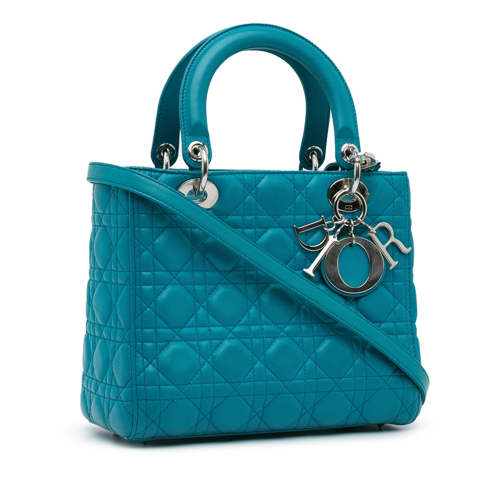 Lady Dior Bag Cannage Quilt Lambskin Medium