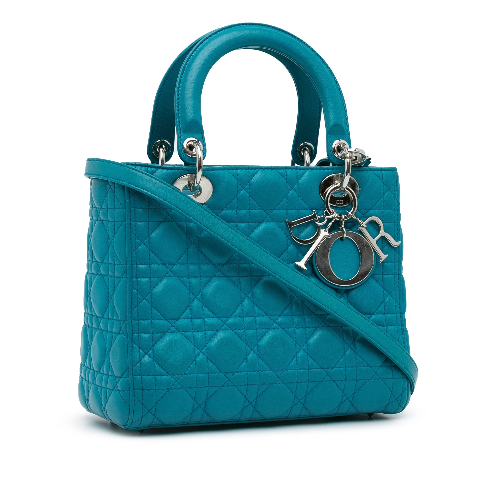 Lady Dior Bag Cannage Quilt Lambskin Medium