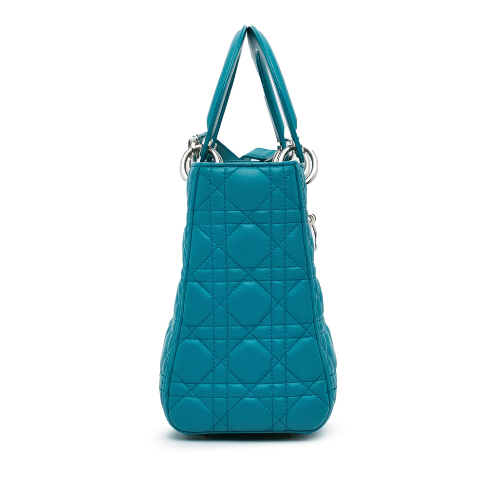 Lady Dior Bag Cannage Quilt Lambskin Medium