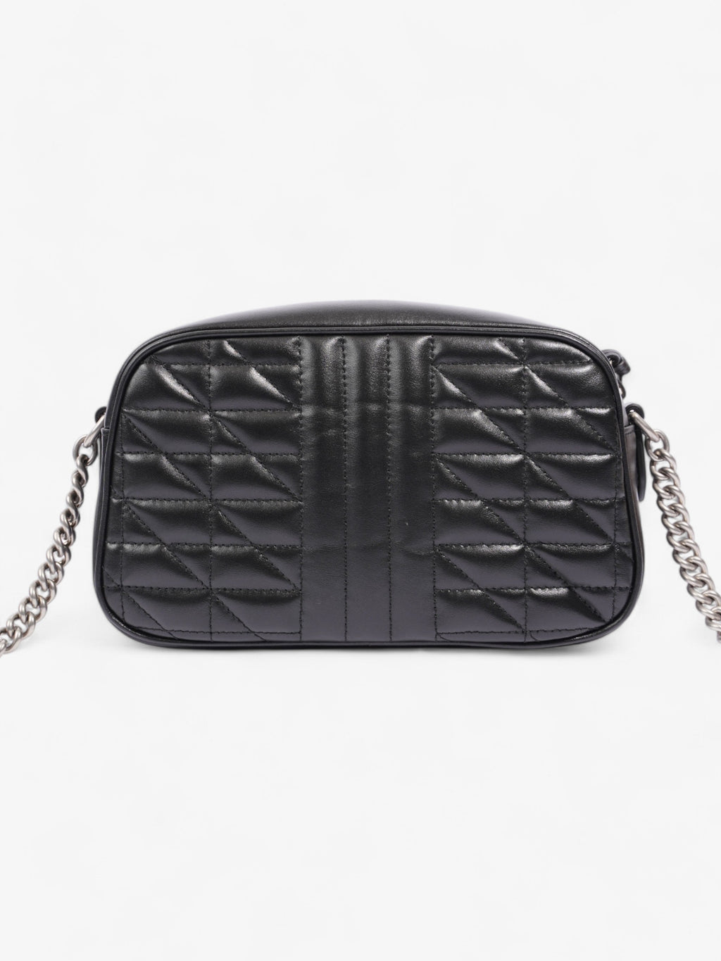 Gucci GG Marmont Chain Black Calfskin Leather Small