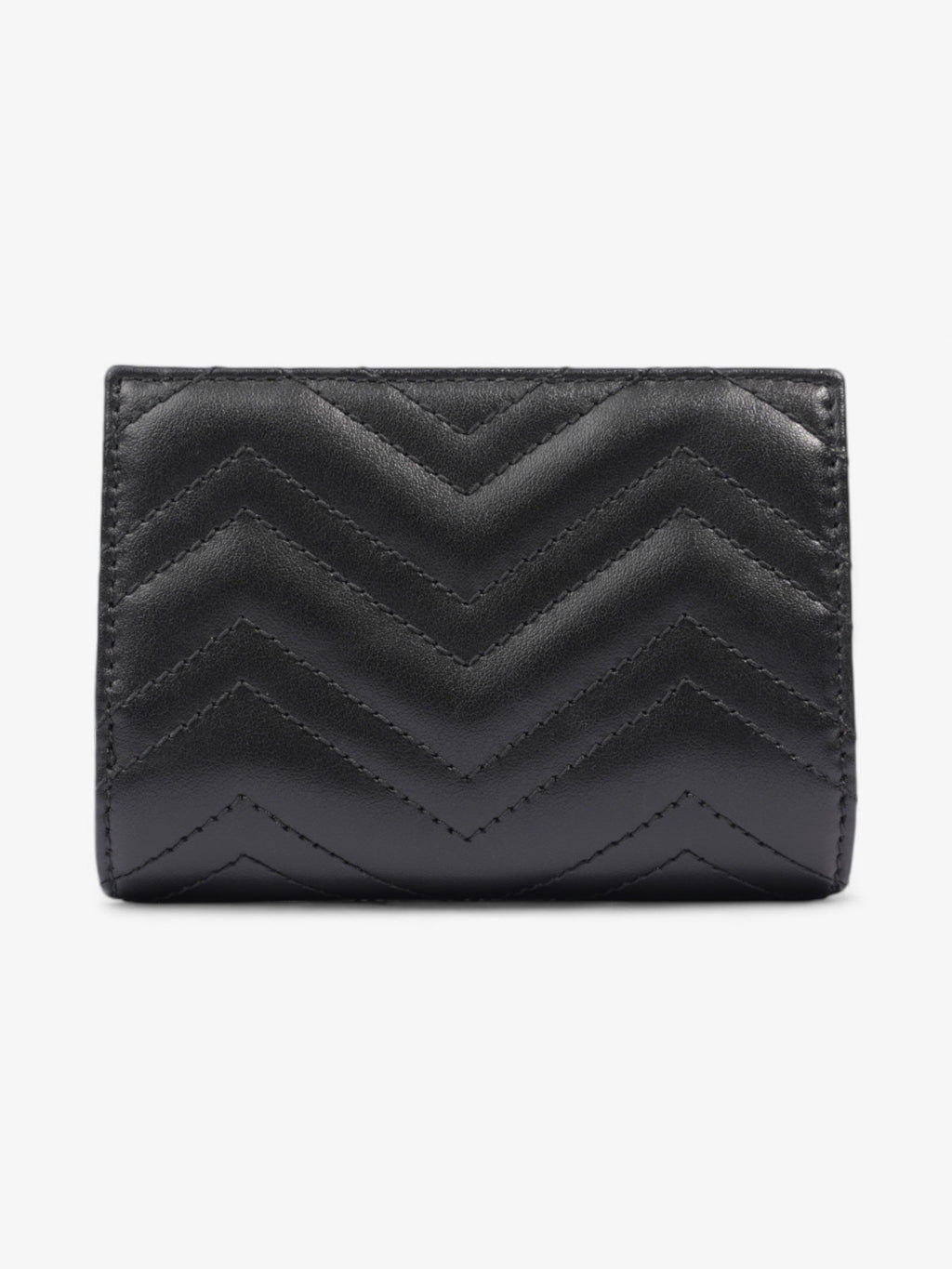 Gucci GG Marmont Wallet Black Matelasse Leather