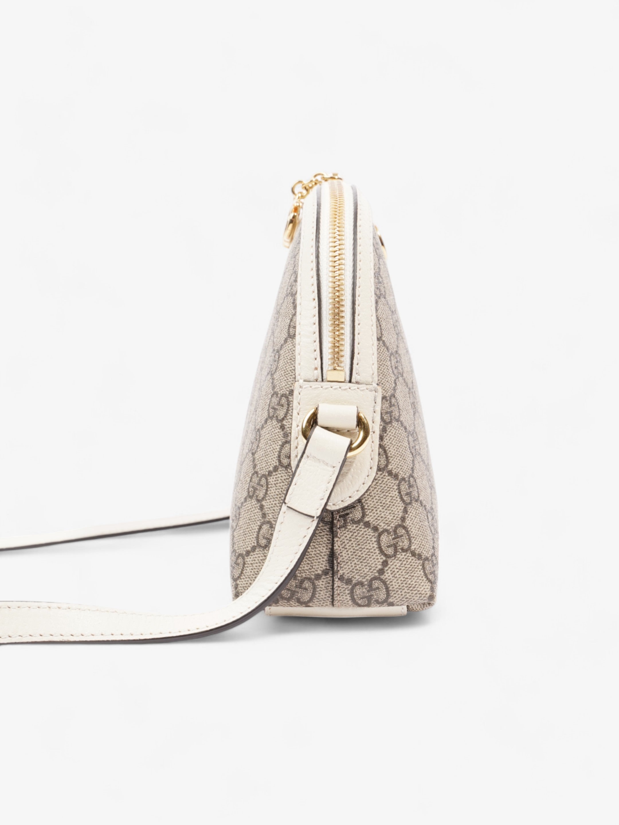Gucci Ophidia GG GG Supreme / White Canvas Small