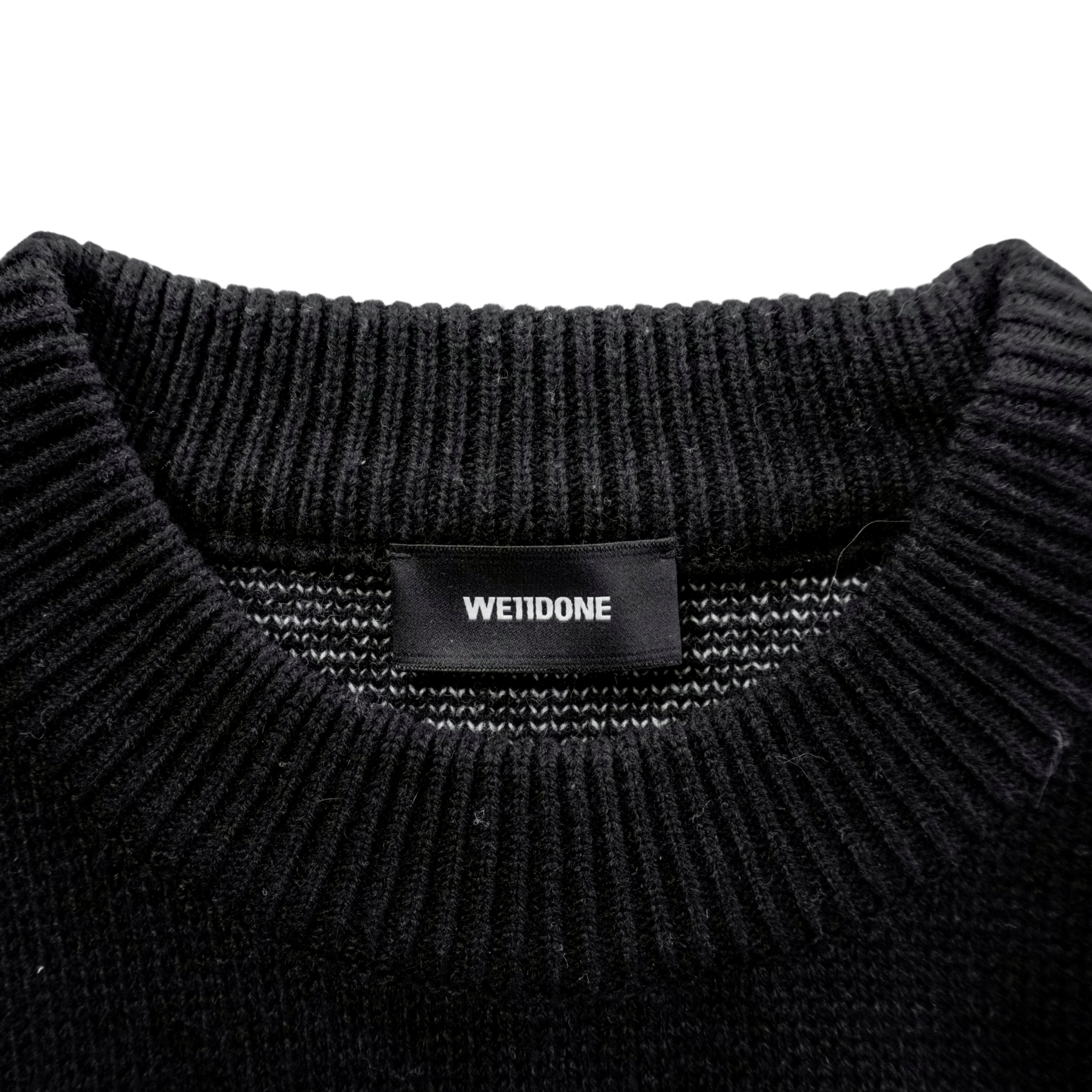 We11done 'Graphic Mix' Sweater - Men's S