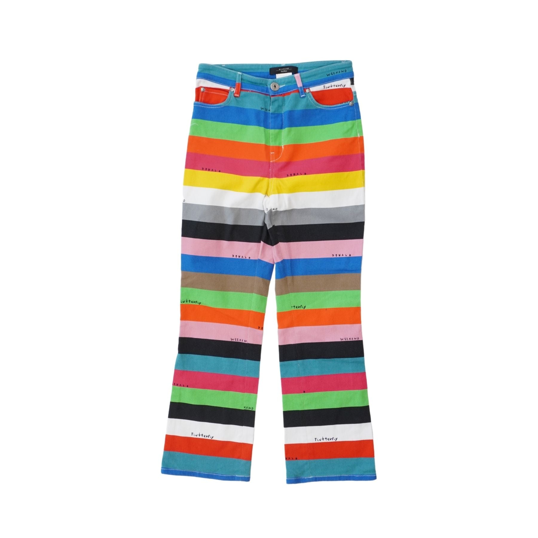 Weekend Max Mara 'Rainbow Stripe' Pants - Women's 4