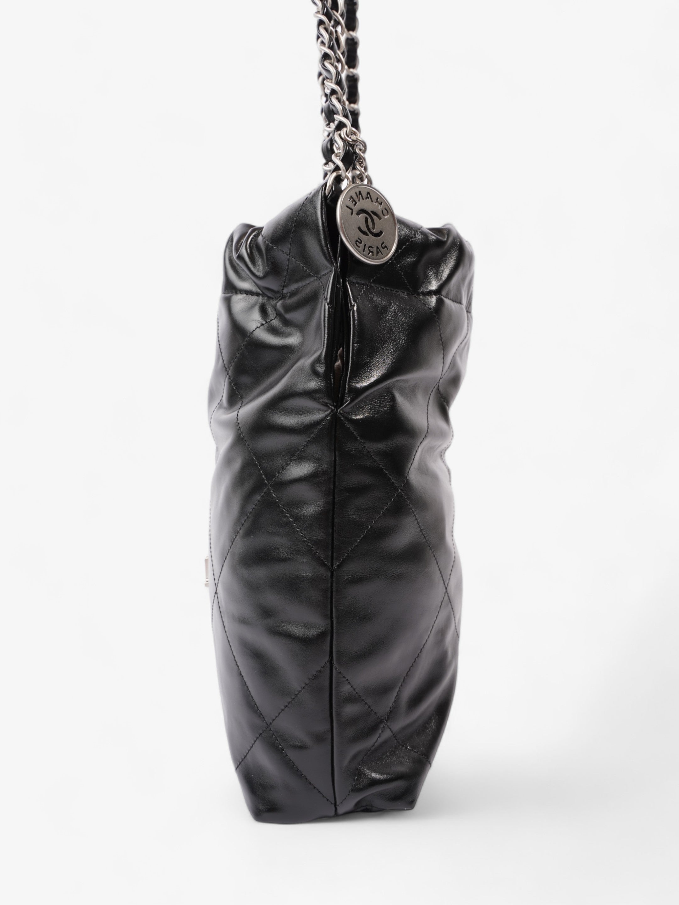Chanel Chanel 22 Black Calfskin Leather Small