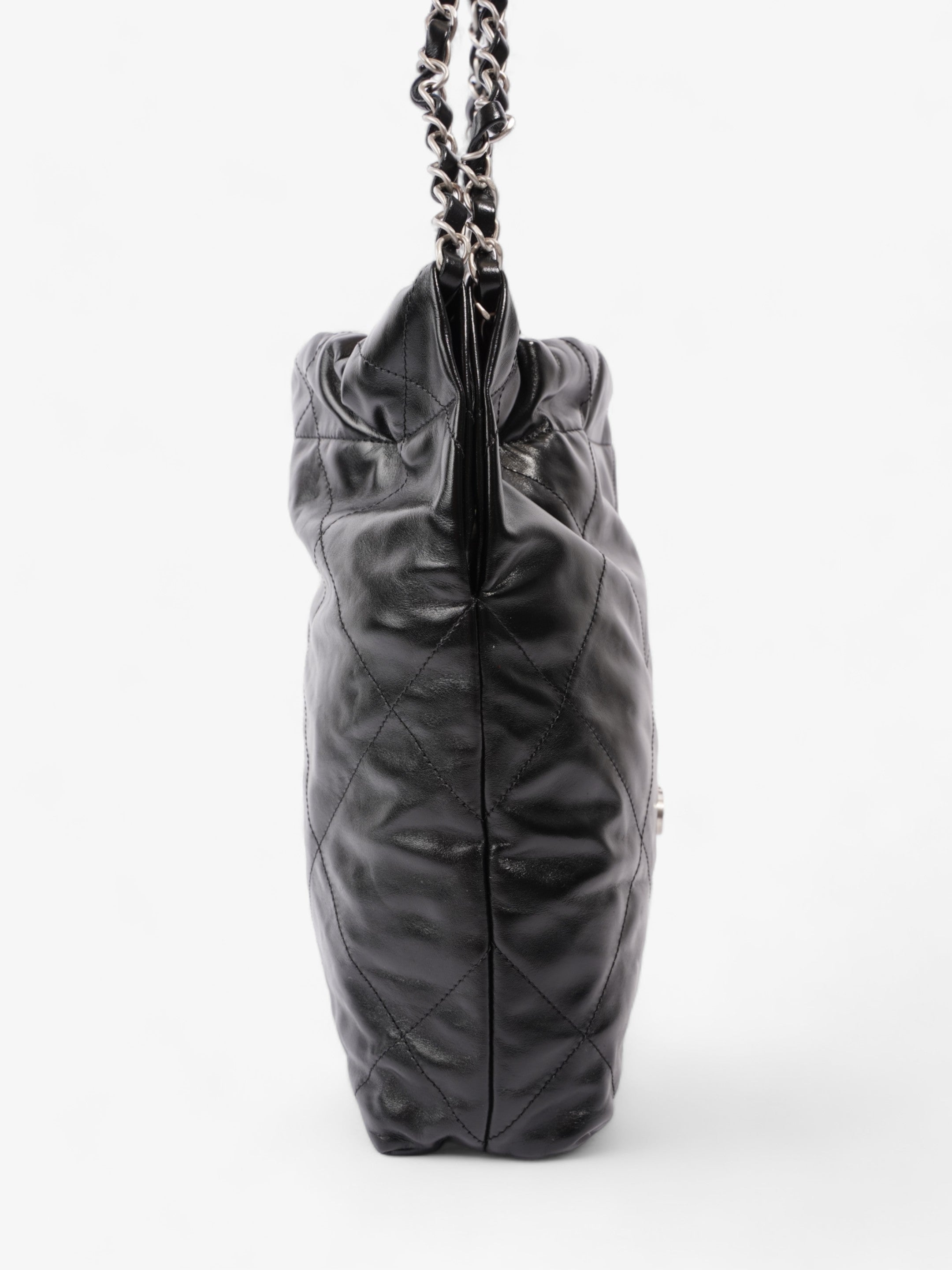 Chanel Chanel 22 Black Calfskin Leather Small