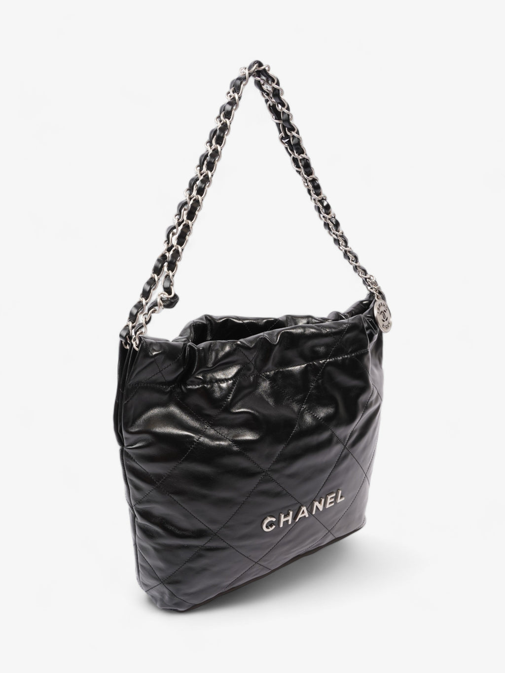Chanel Chanel 22 Black Calfskin Leather Small
