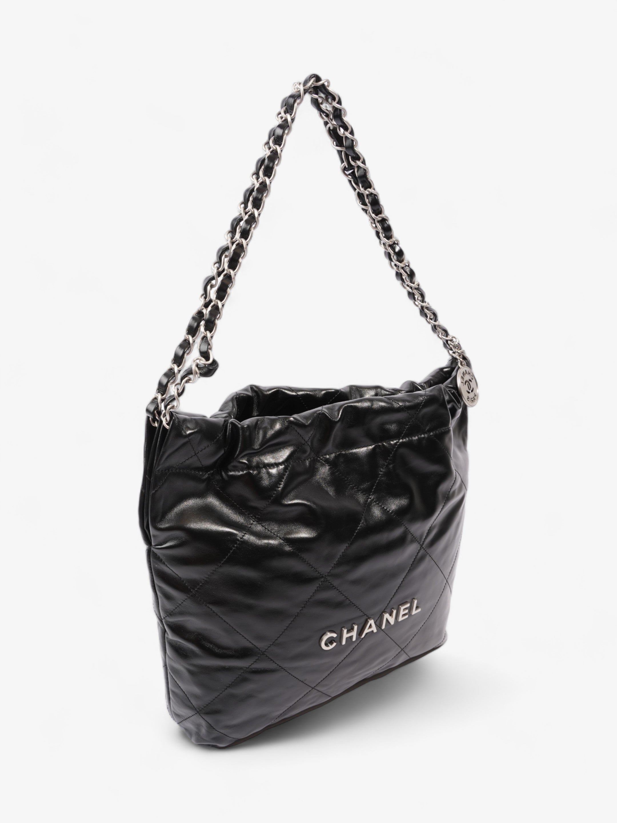 Chanel Chanel 22 Black Calfskin Leather Small