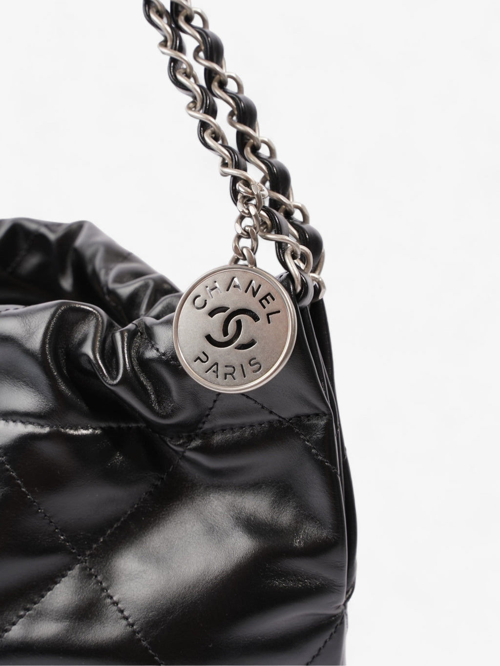 Chanel Chanel 22 Black Calfskin Leather Small