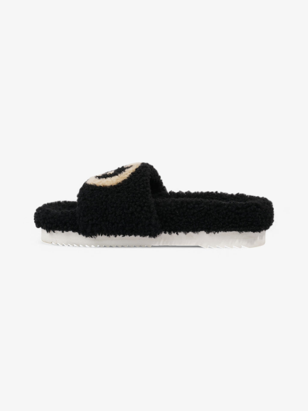 Gucci GG Merino Wool Black / Beige  Wool EU 40 UK 7