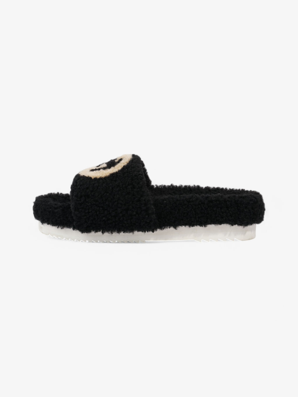 Gucci GG Merino Wool Black / Beige  Wool EU 40 UK 7