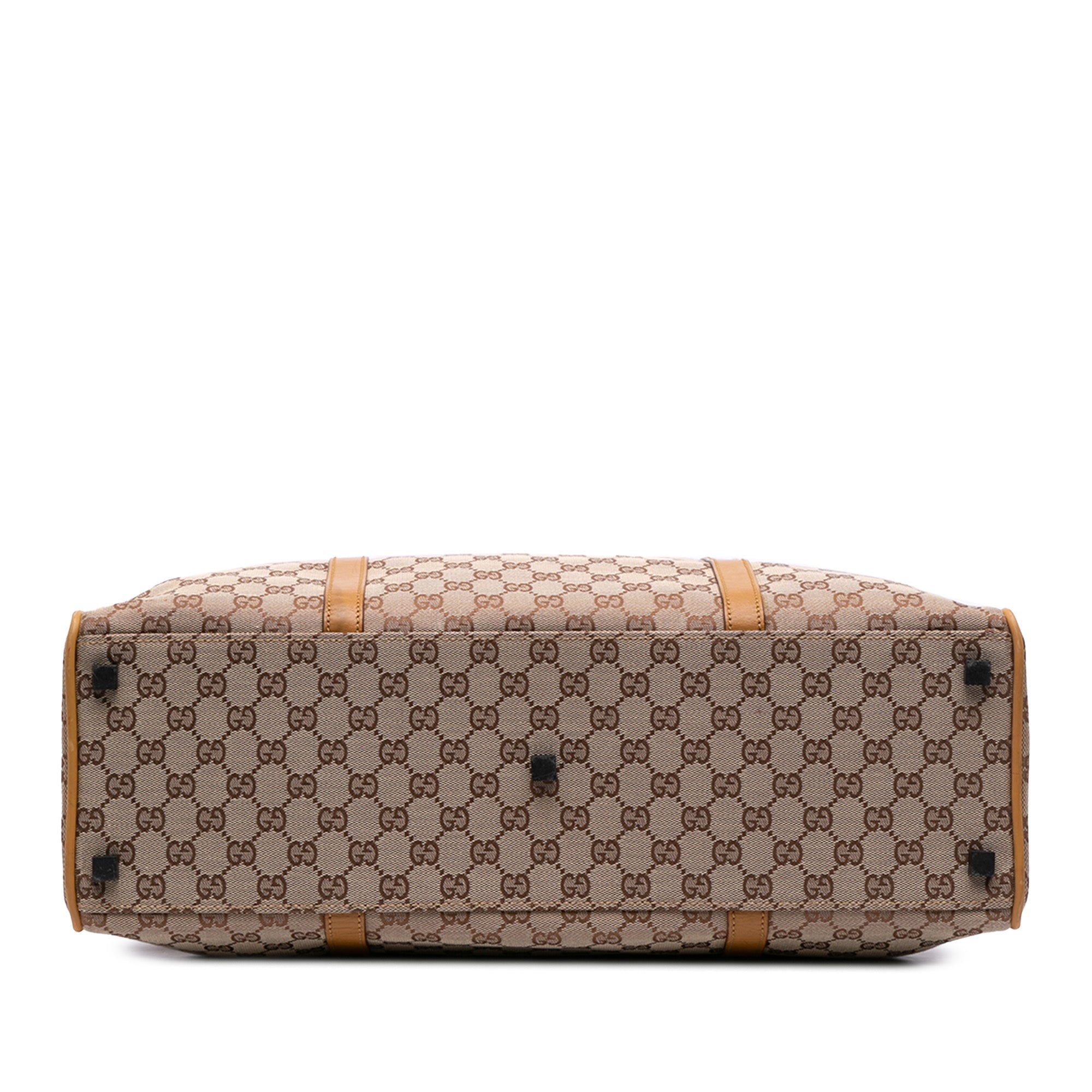 Web Carry On Duffle Bag GG Canvas Large