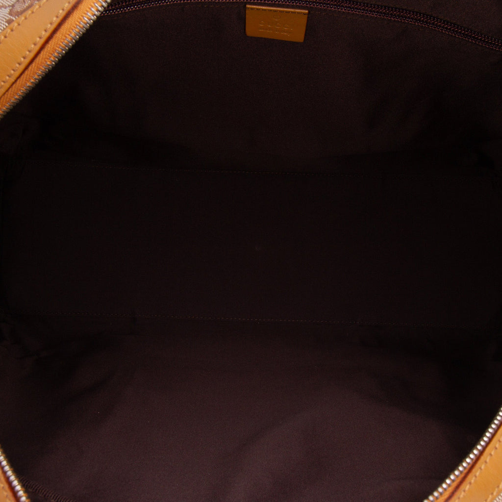 Web Carry On Duffle Bag GG Canvas Large