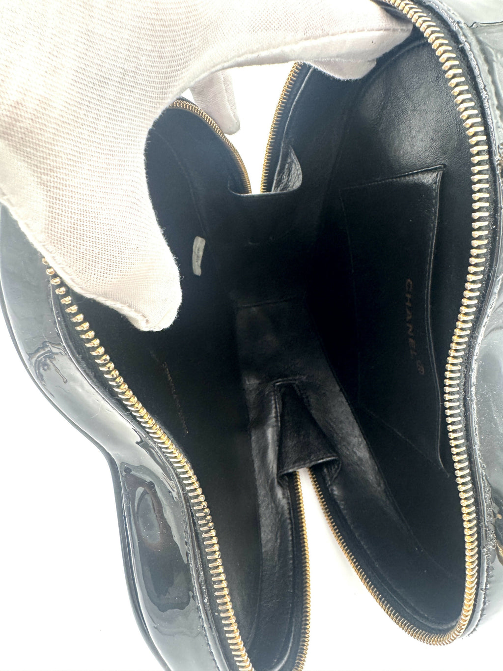 Chanel 1995 Vintage Barbie Black Heart Vanity Bag