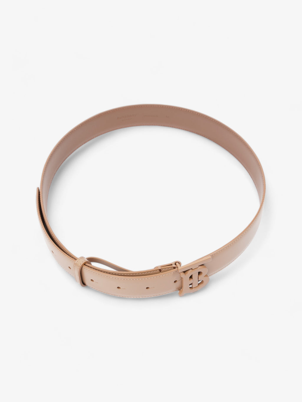Burberry TB Belt Camel Leather Medium
