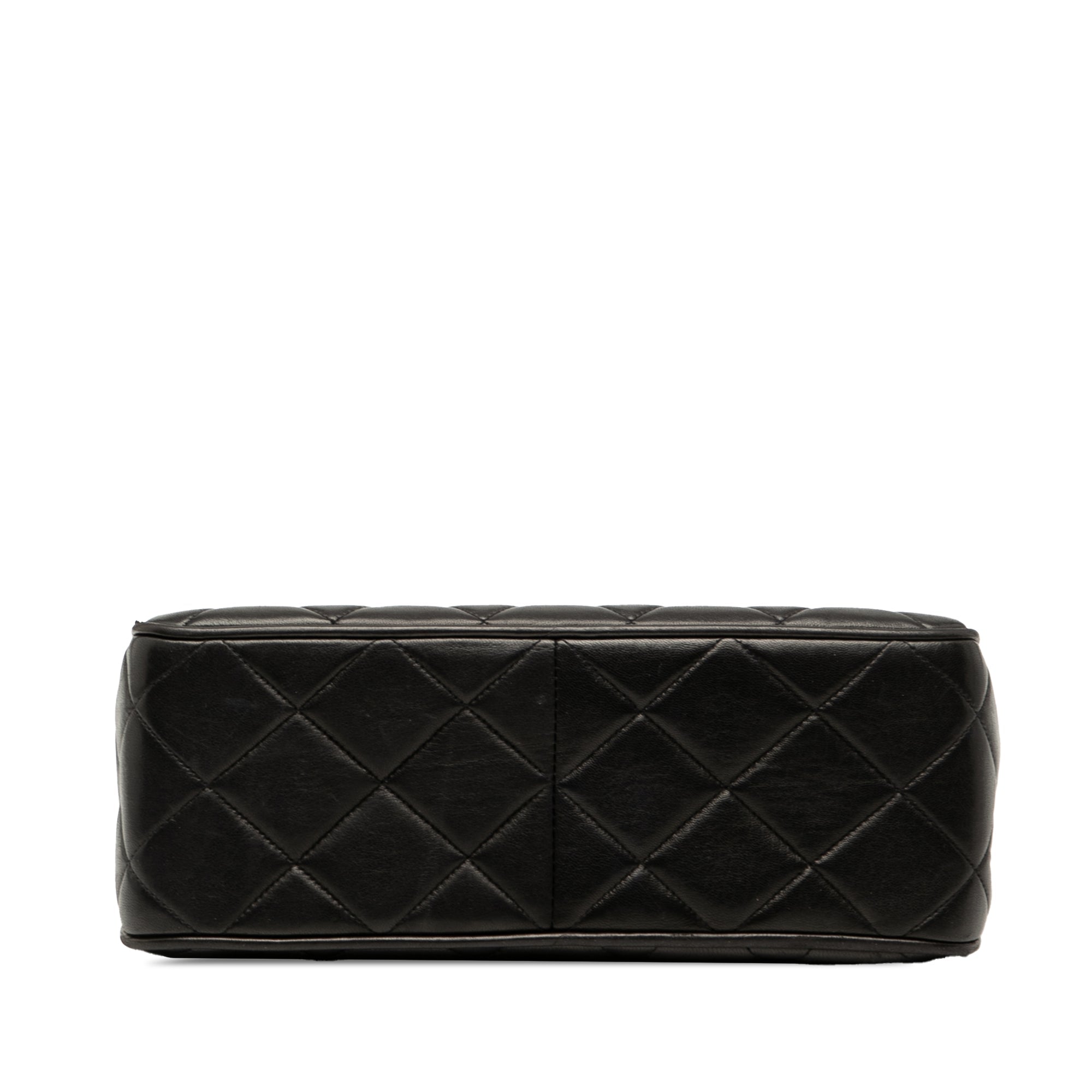 Vintage Square CC Flap Bag Quilted Lambskin Medium