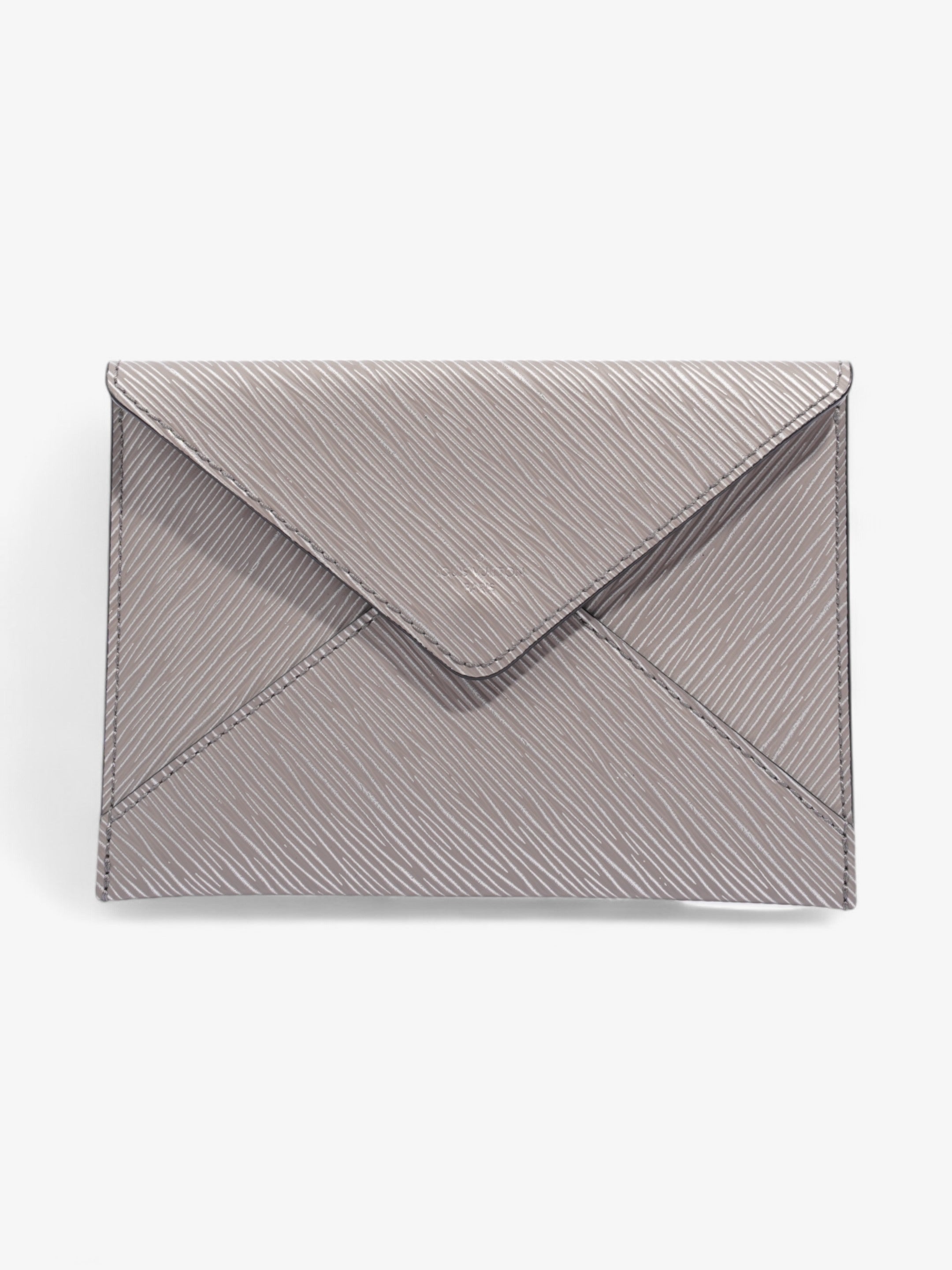 Louis Vuitton Louis Vuitton Epi Leather Invitation Envelope Clutch Grey Epi Leather