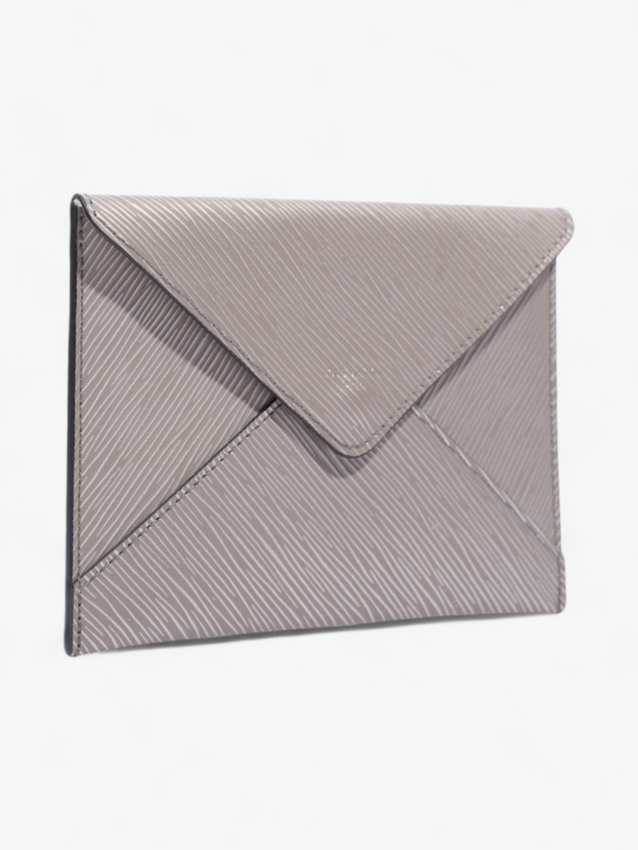 Louis Vuitton Louis Vuitton Epi Leather Invitation Envelope Clutch Grey Epi Leather