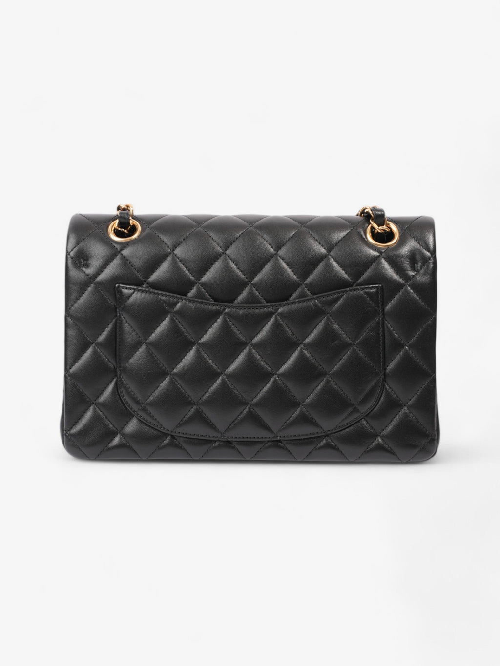 Chanel Classic Double Flap Black Lambskin Leather Small