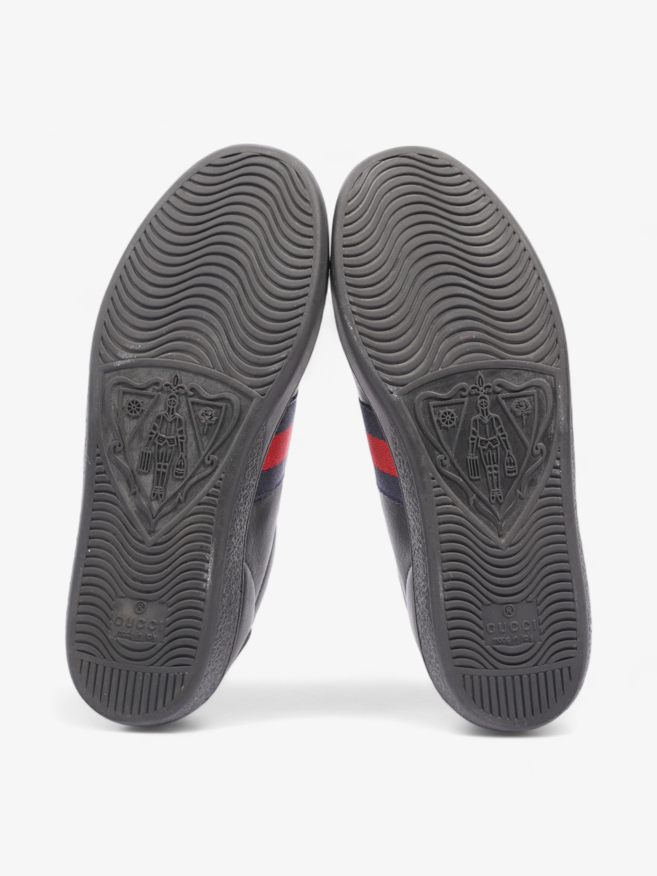 Gucci Ace Embroidered Bee Black / Red / Navy Leather EU 35.5 UK 2.5