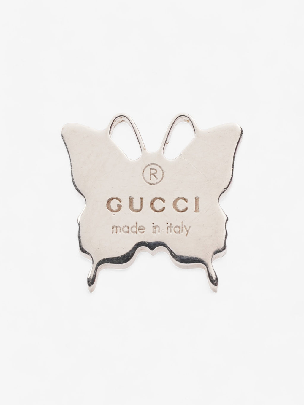 Gucci Butterfly Earrings Silver Silver Sterling