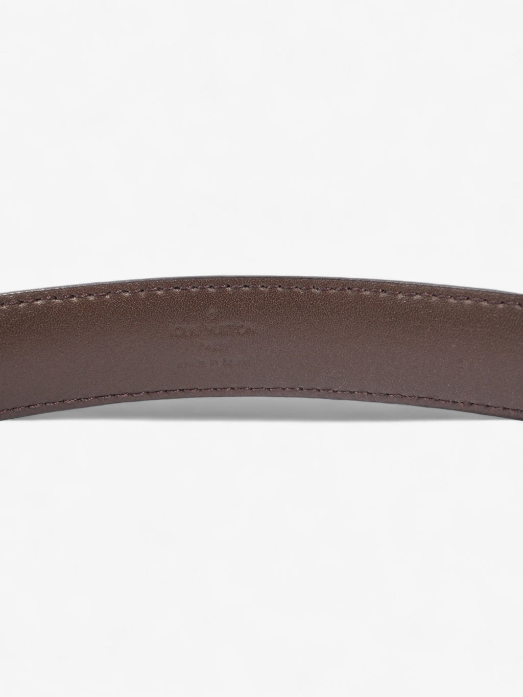 Louis Vuitton LV Initiales Reversible Belt Damier Ebene Coated Canvas 80cm / 32"