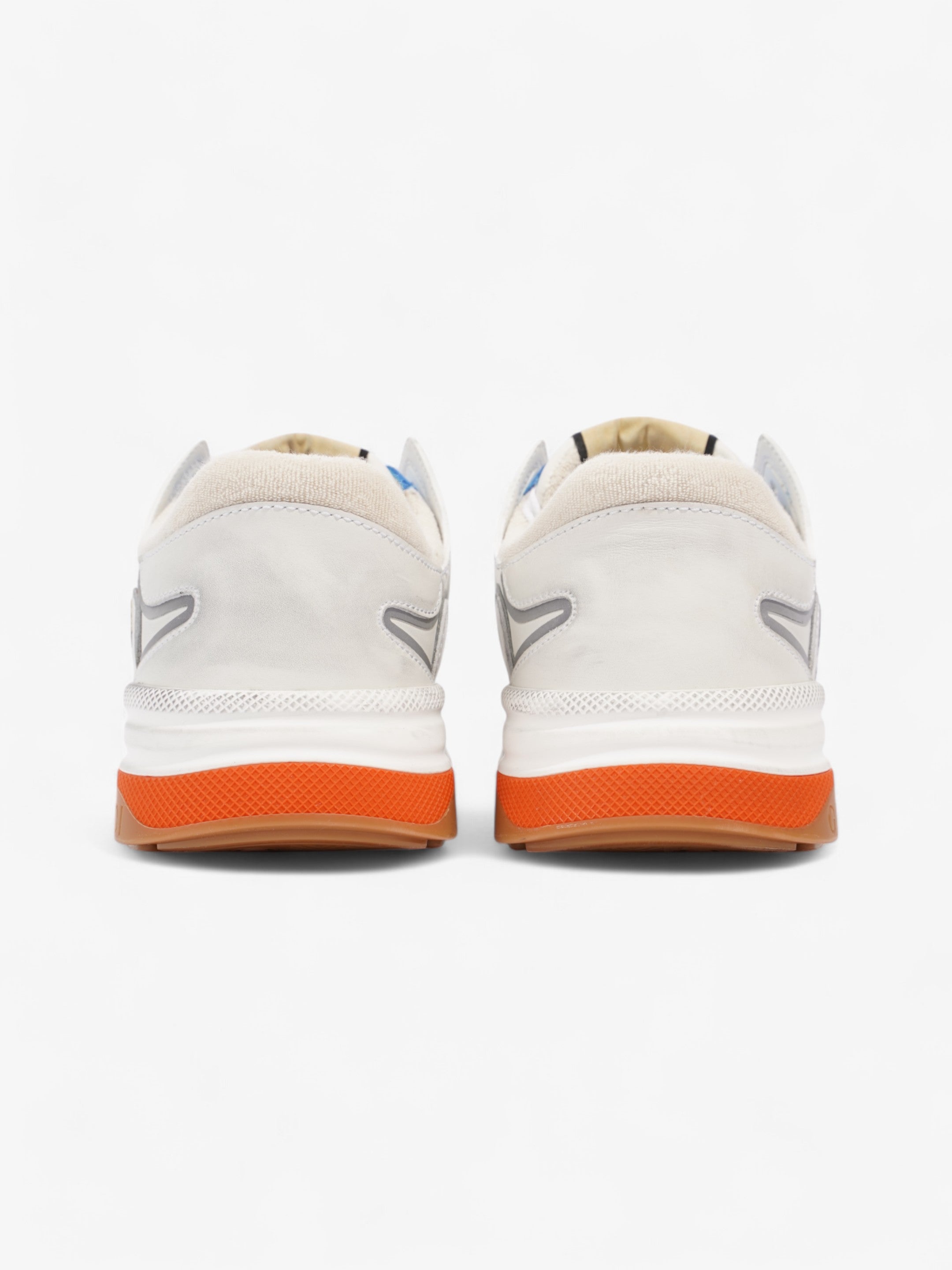 Gucci Ultrapace Sneakers White  / Blue / Green Mesh EU 42 UK 8