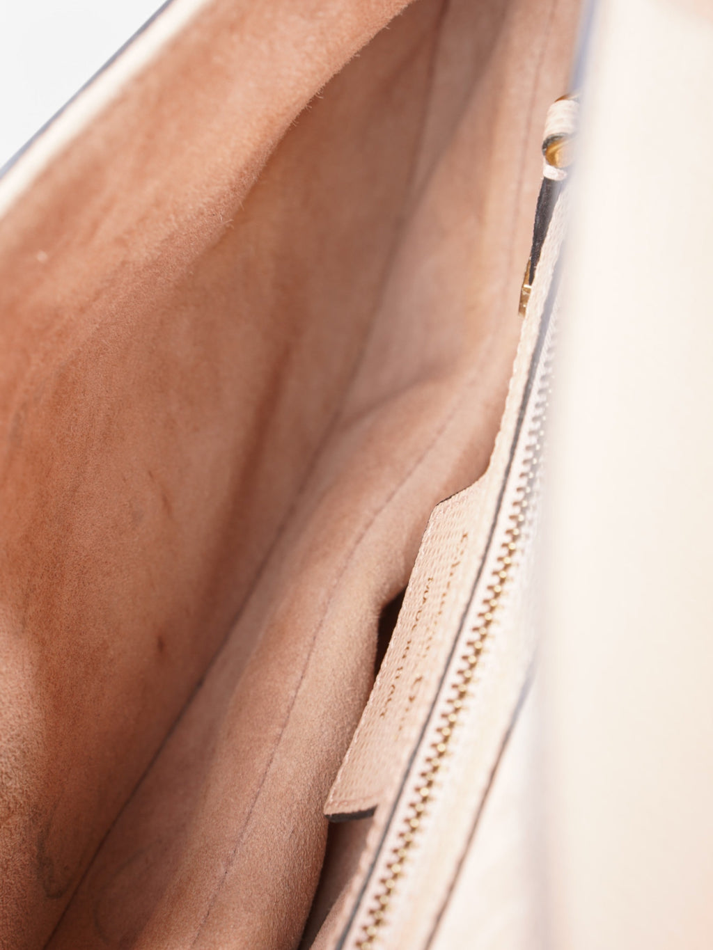 Christian Dior Saddle Bag Rose Beige  Calfskin Leather