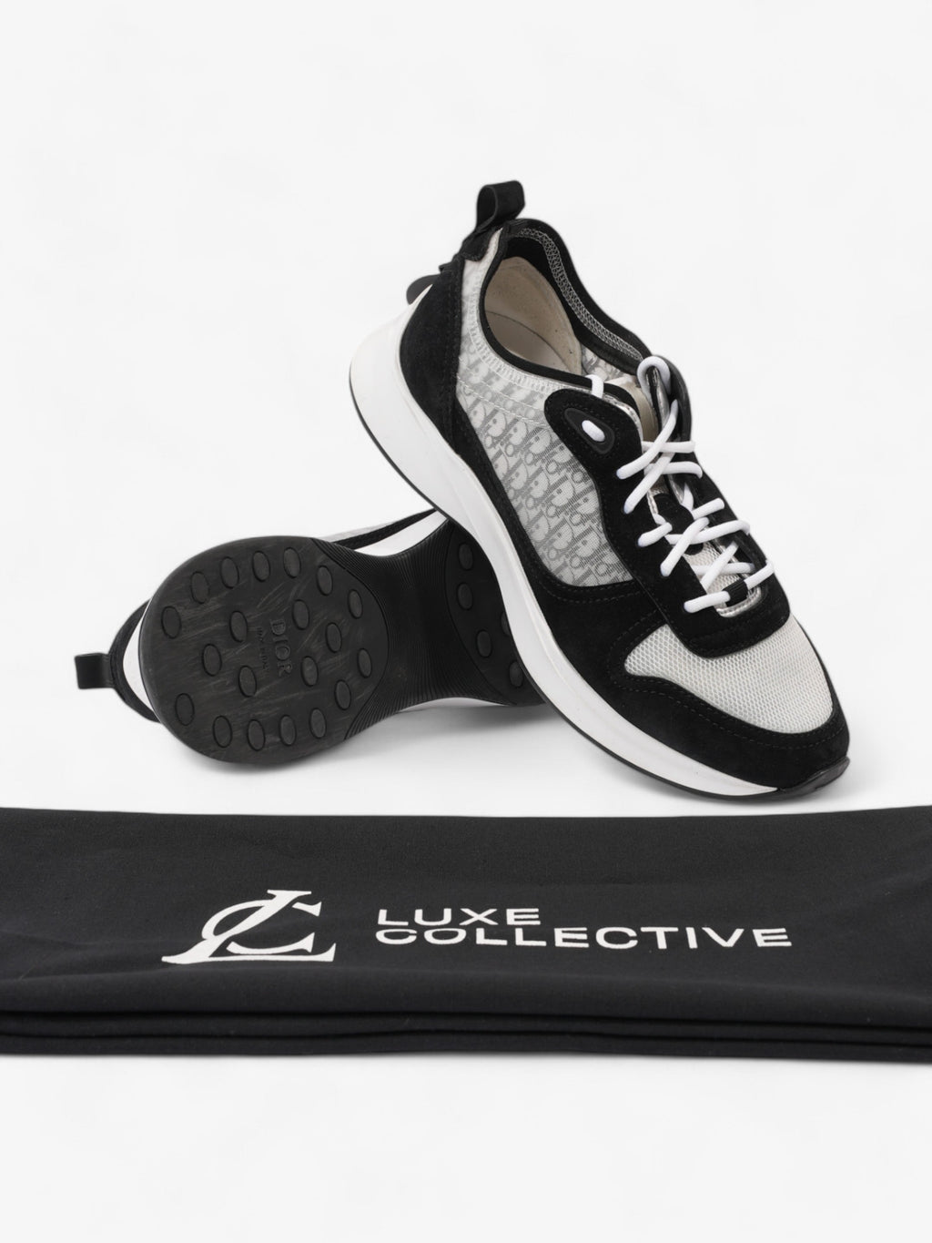 Christian Dior B25  Black / White Mesh EU 41 UK 7