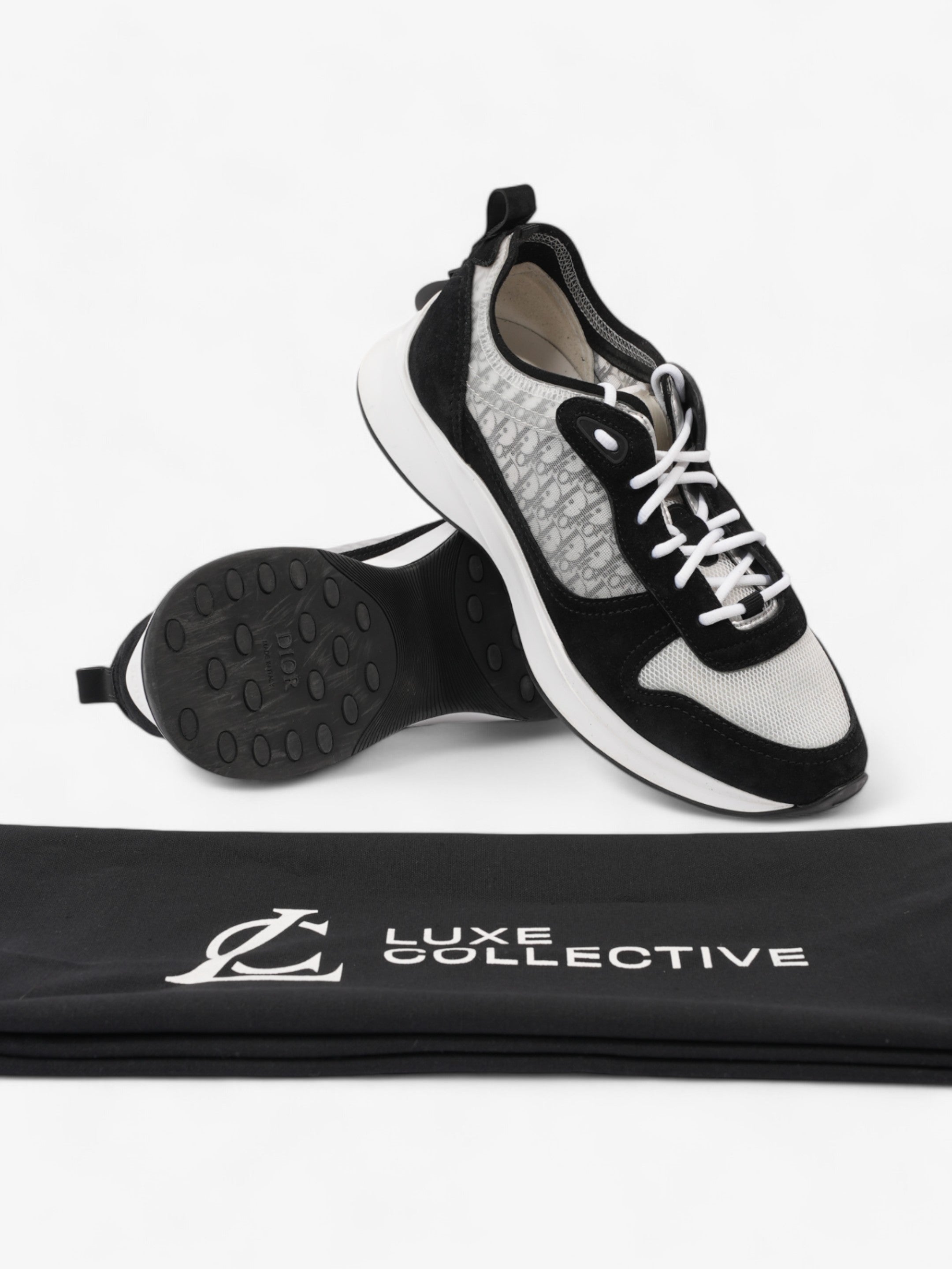 Christian Dior B25  Black / White Mesh EU 41 UK 7