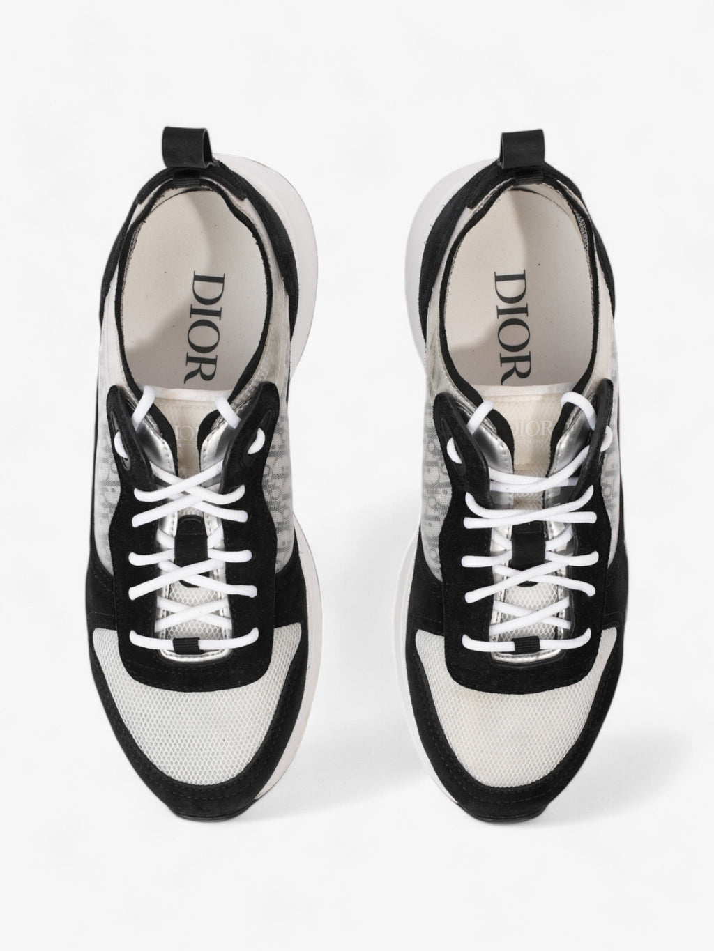 Christian Dior B25  Black / White Mesh EU 41 UK 7