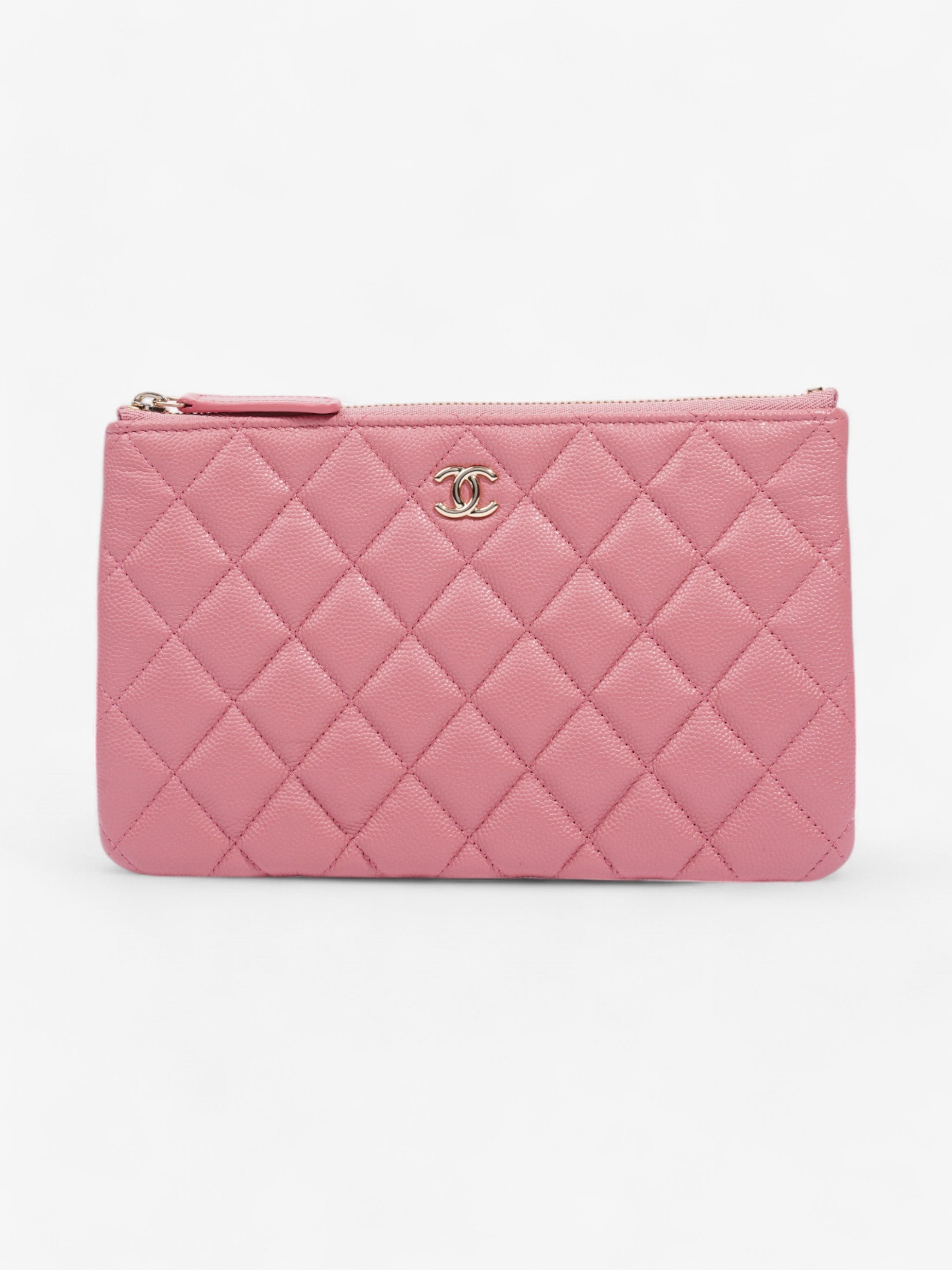 Chanel Coin and  Purse Pink Caviar Leather