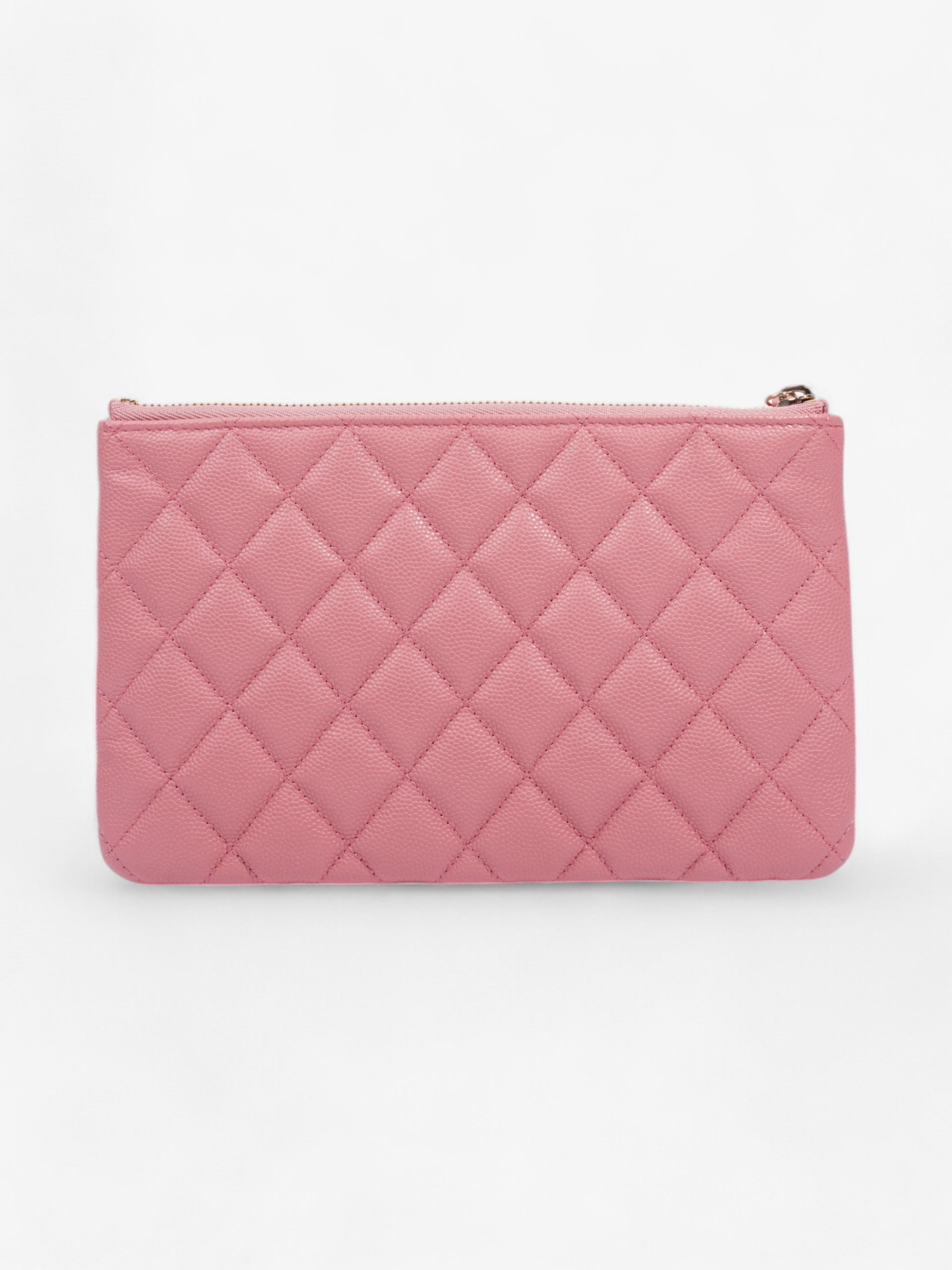 Chanel Coin and  Purse Pink Caviar Leather