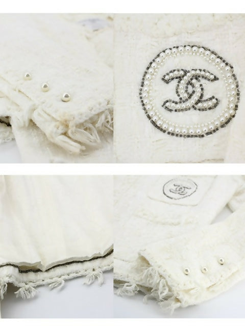 Chanel Vintage 2004 Cruise Ensemble Collarless Jacket