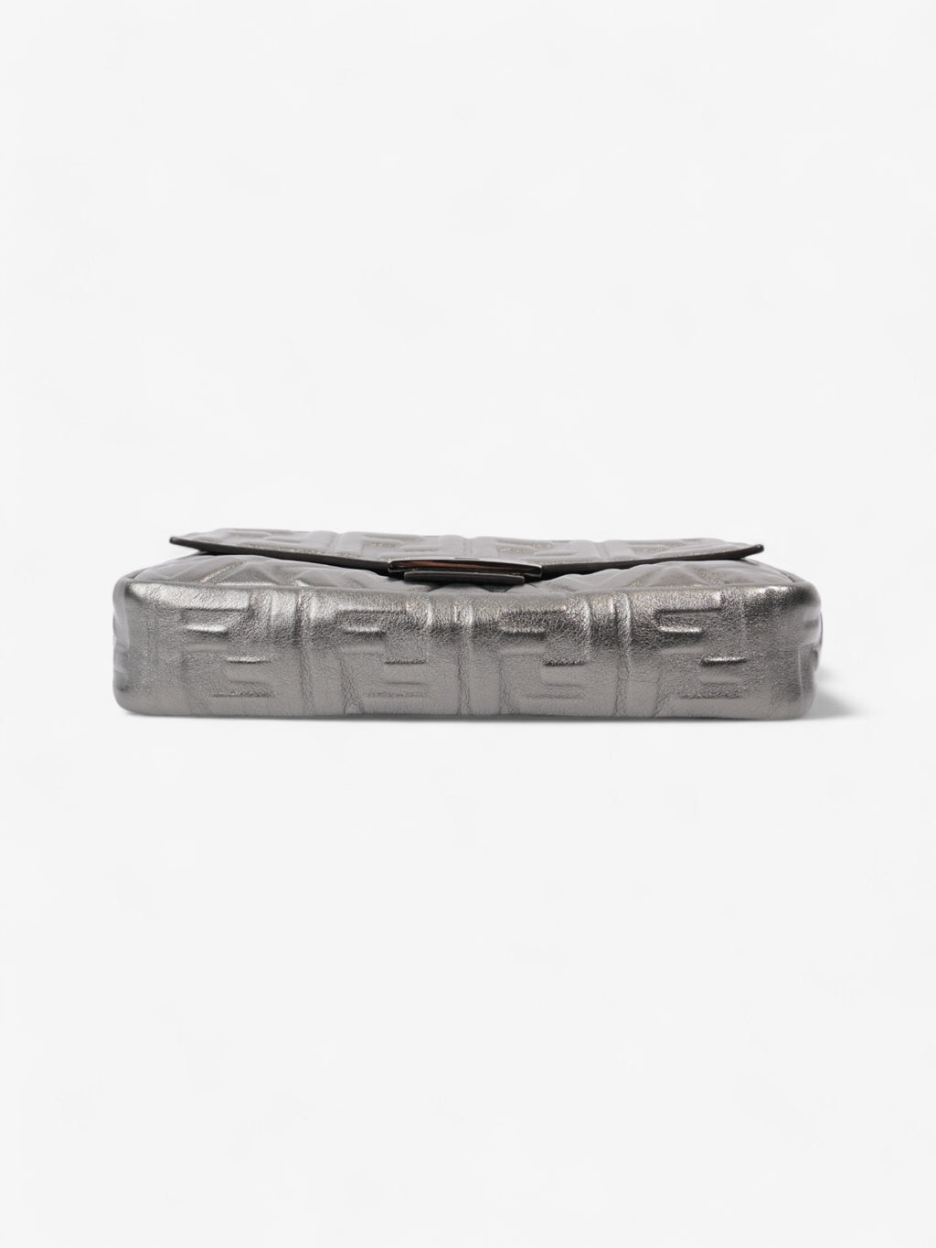 Fendi Baguette Metallic Lambskin Leather Medium