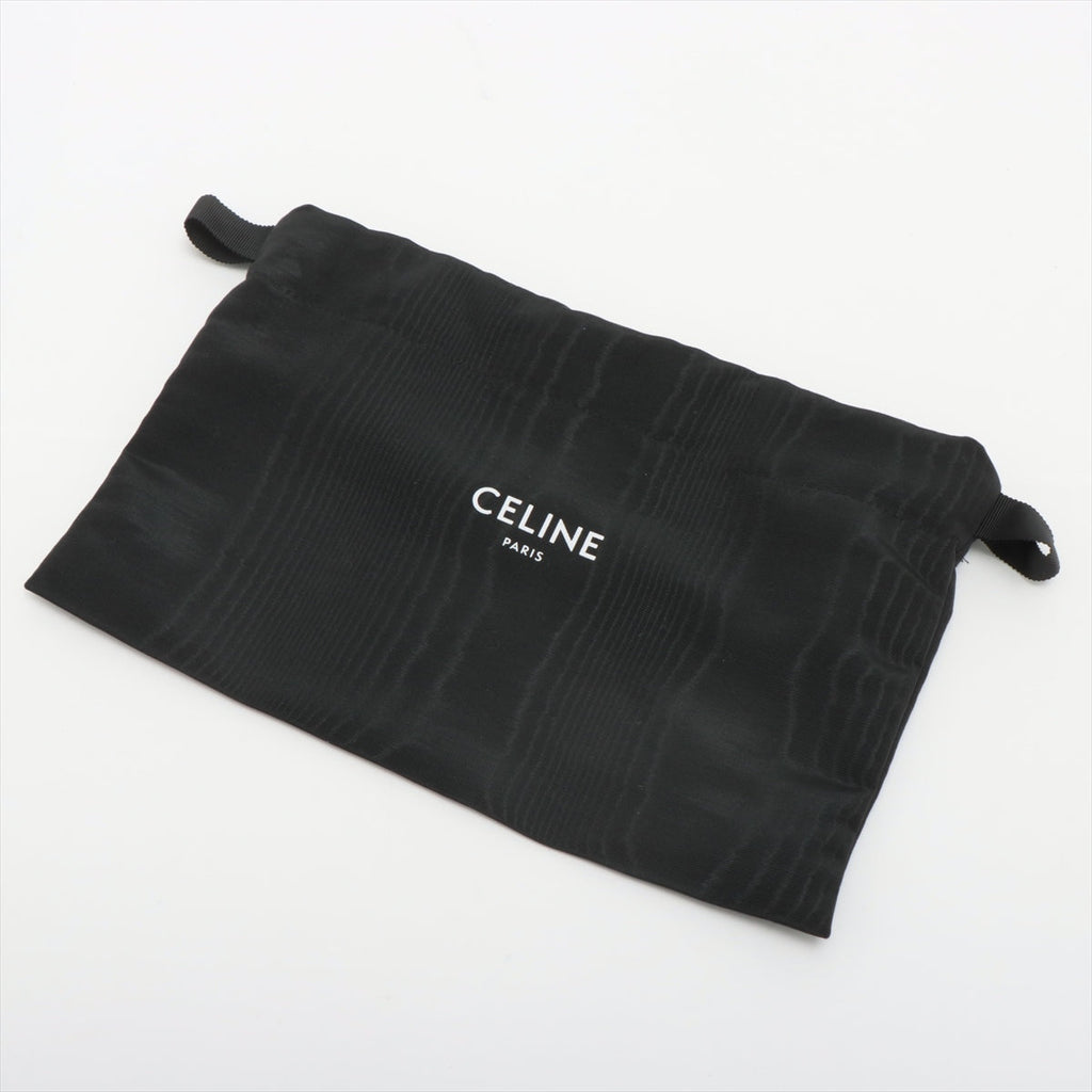 Celine Triomphe Canvas Clutch on Chain