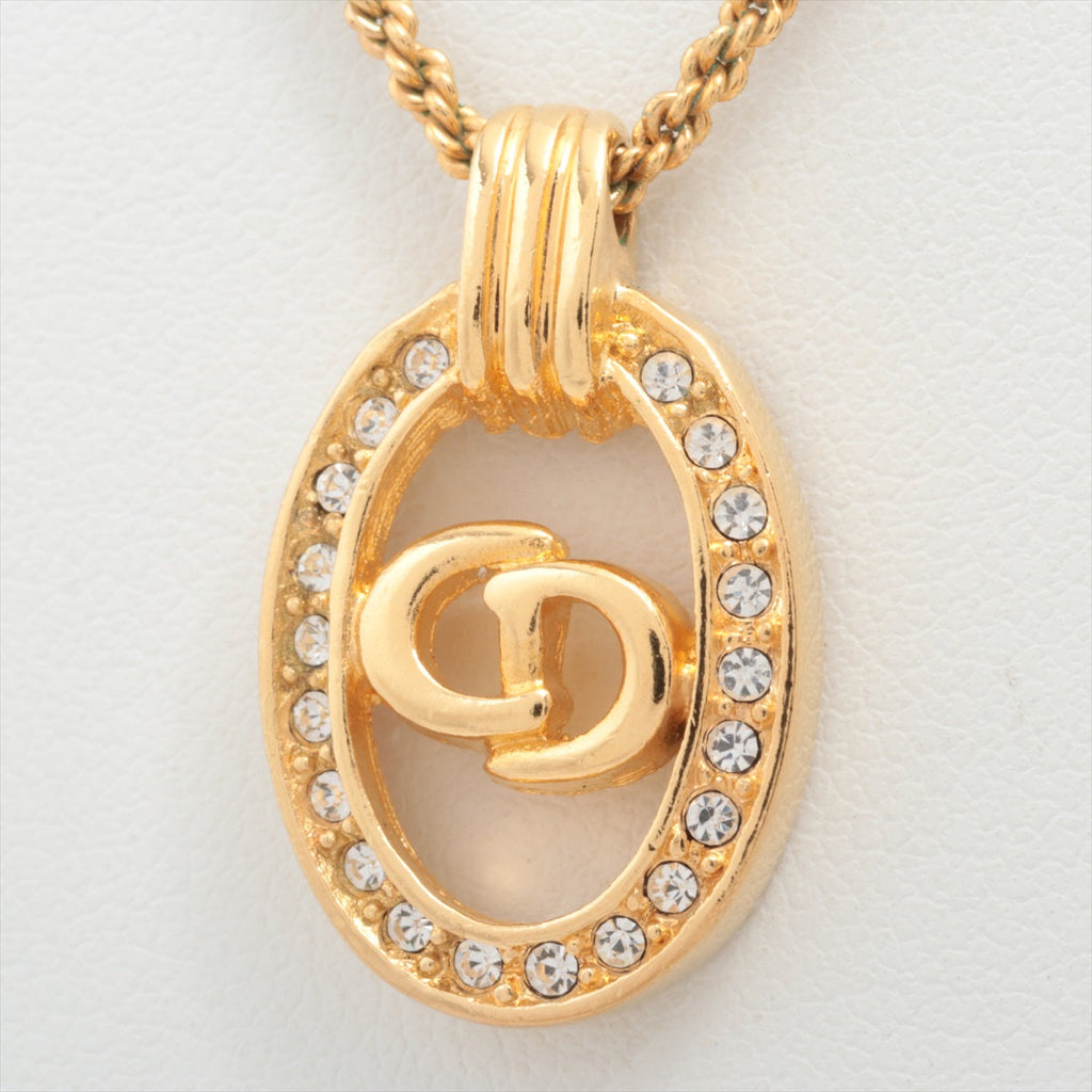 Dior CD Crystal Necklace Costume Jewellery