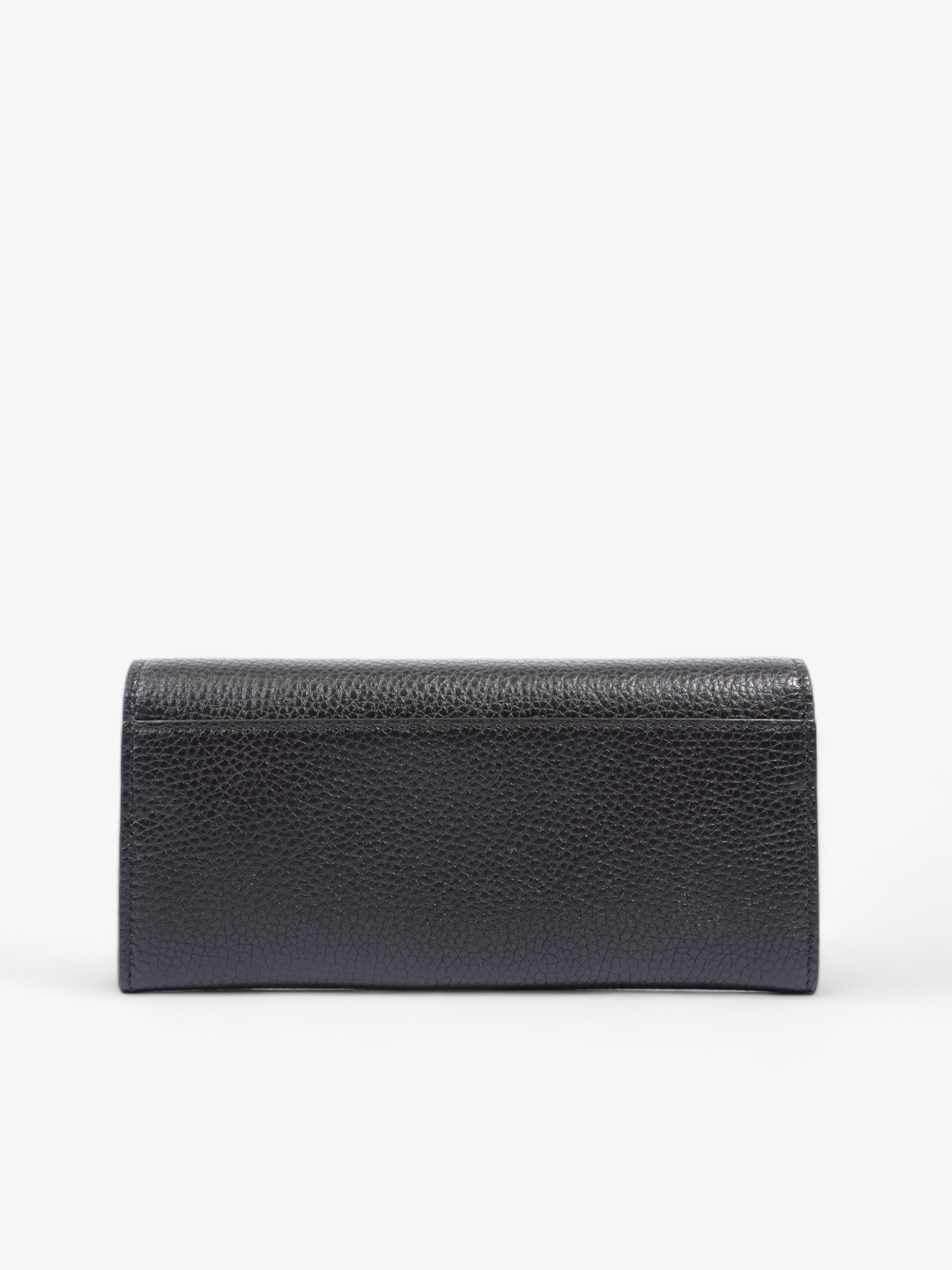 Gucci Long Wallet Black Leather