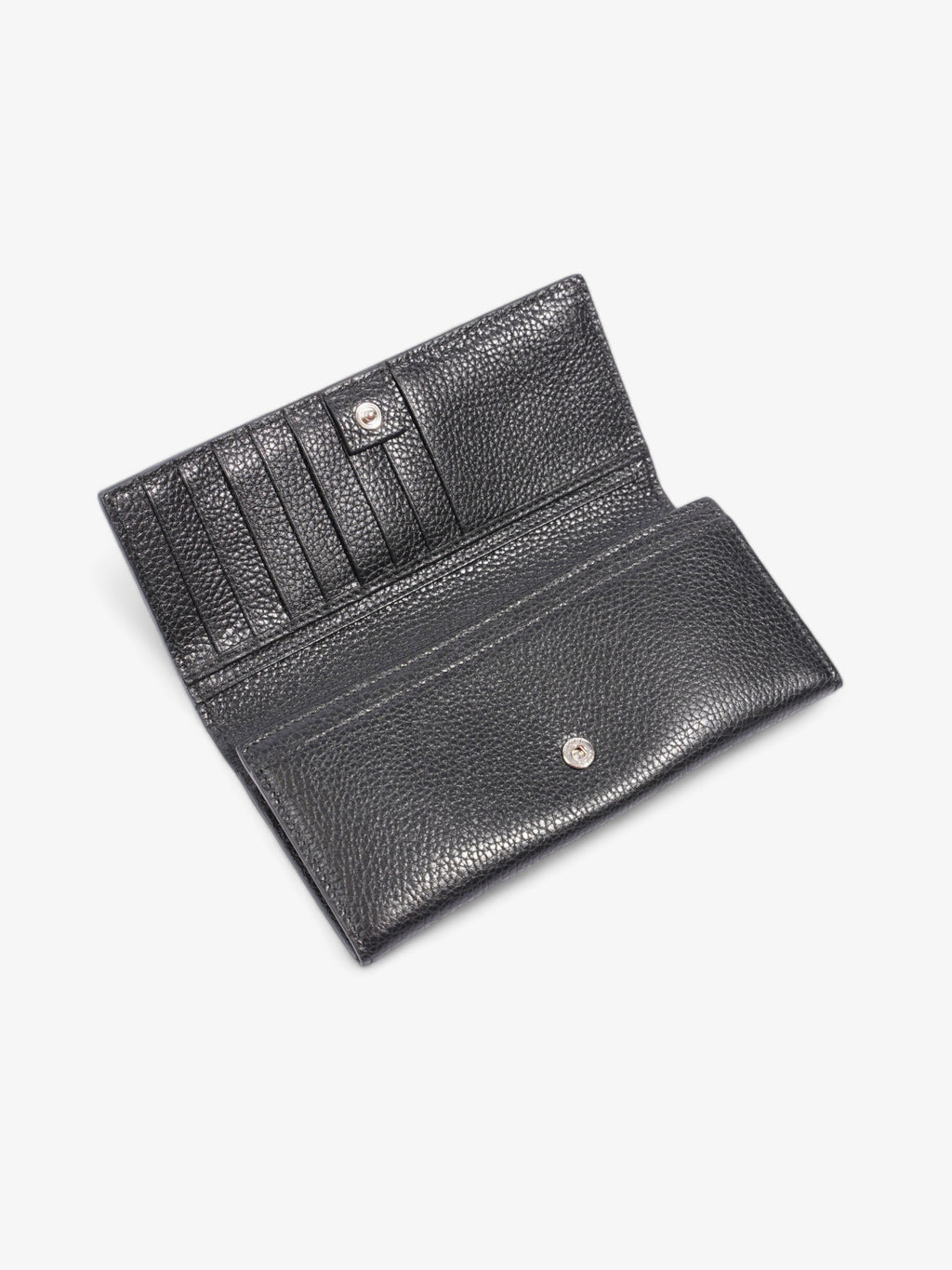 Gucci Long Wallet Black Leather