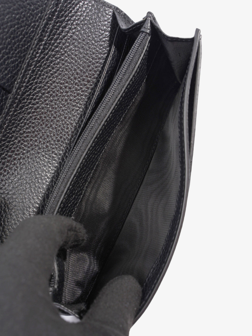 Gucci Long Wallet Black Leather
