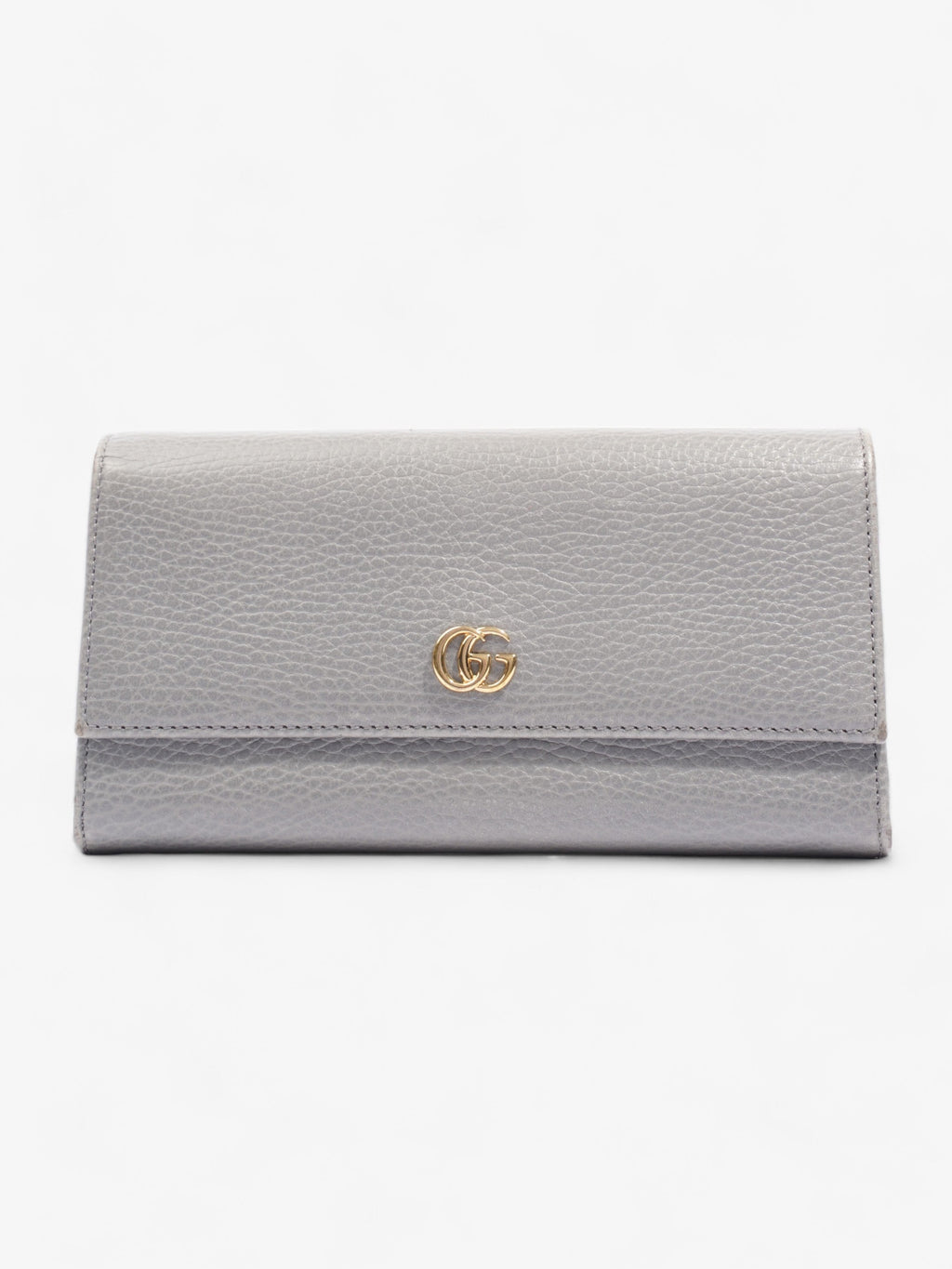 Gucci Marmont Long Wallet Grey Leather