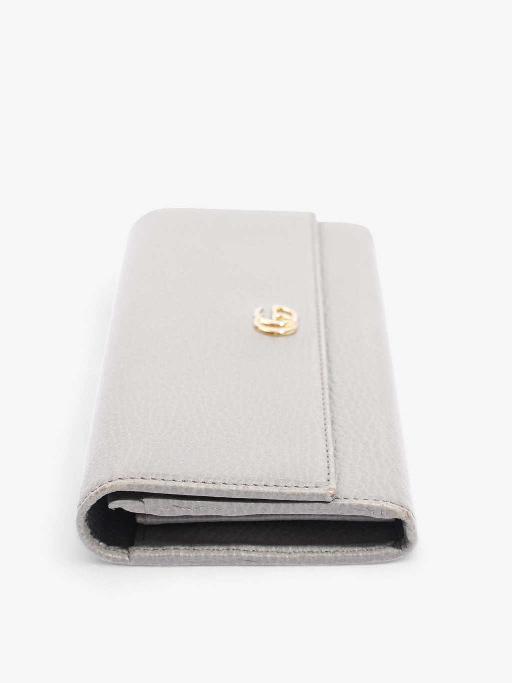 Gucci Marmont Long Wallet Grey Leather